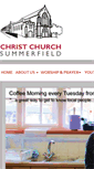 Mobile Screenshot of christchurchsummerfield.org